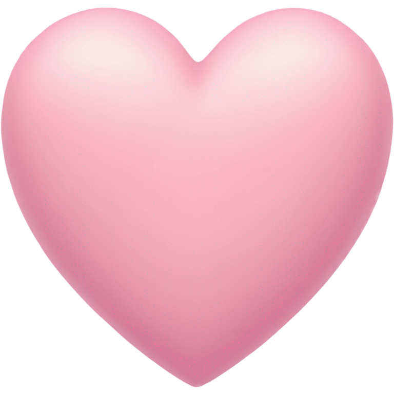 Pink pastel heart emoji