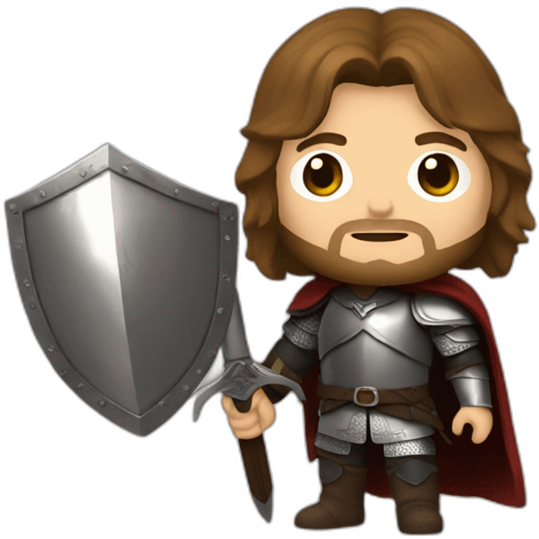 boromir with his shield emoji