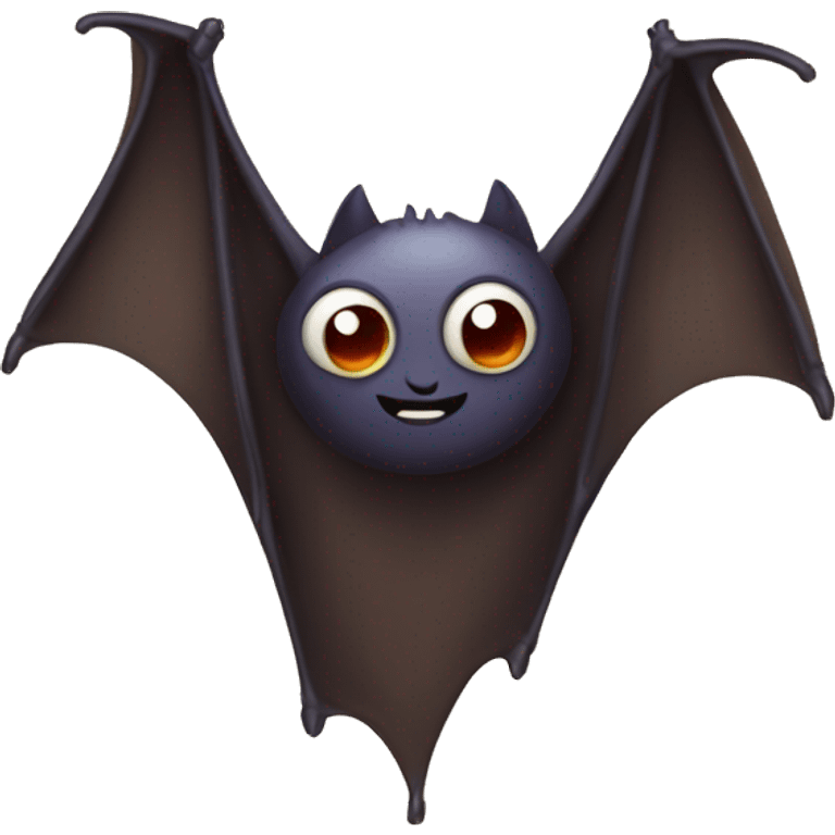 Upside down bat emoji