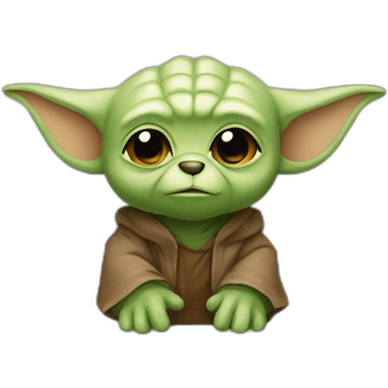 Yoda bear emoji