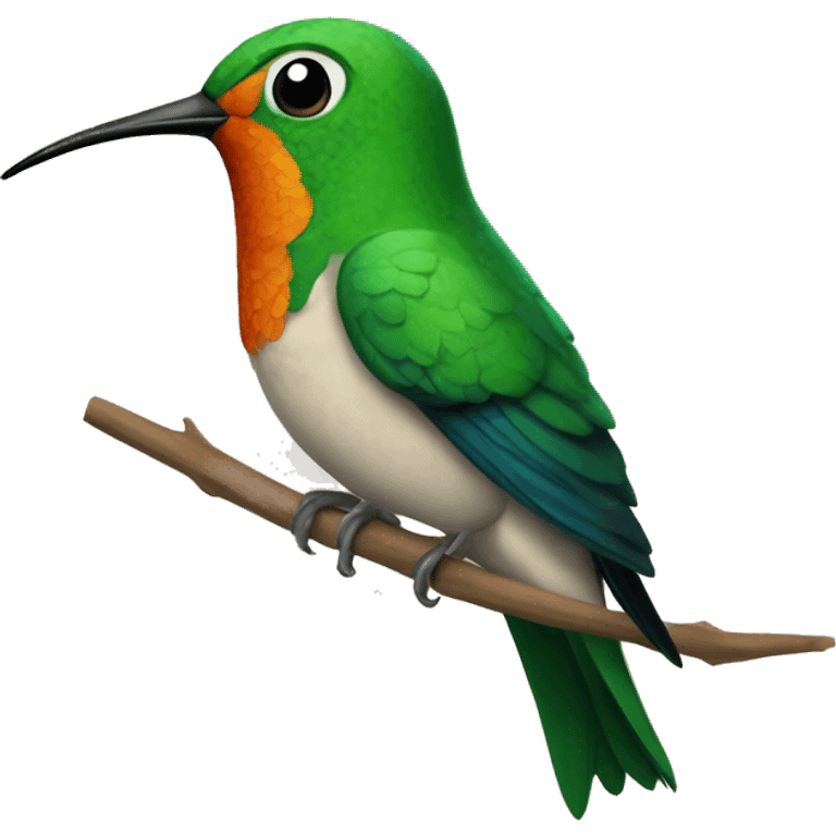 emoji de un colibrí bostezando  emoji