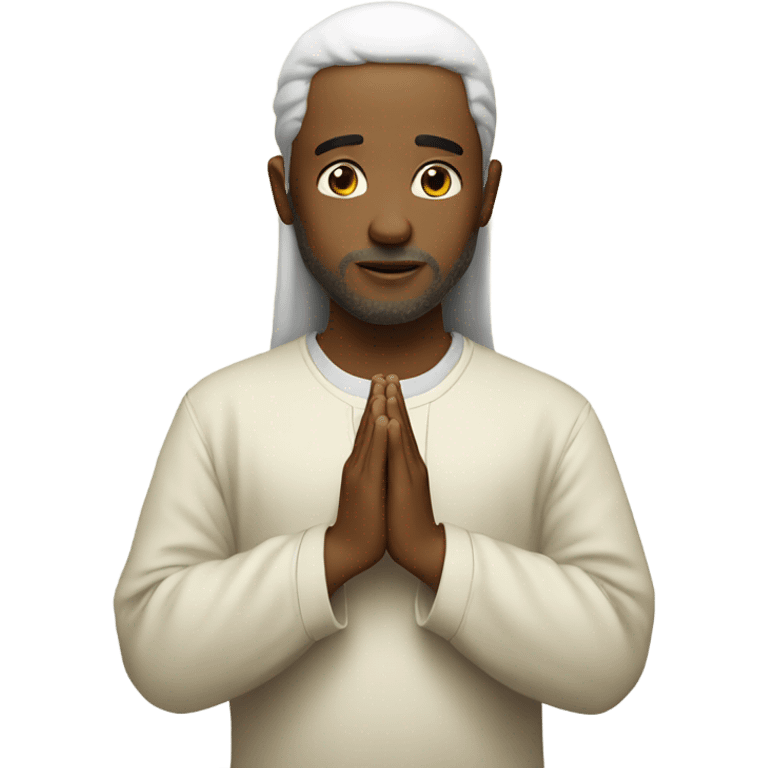 Praying for others emoji