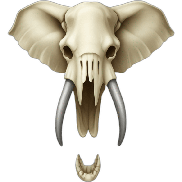 Asian Elephant Skull emoji