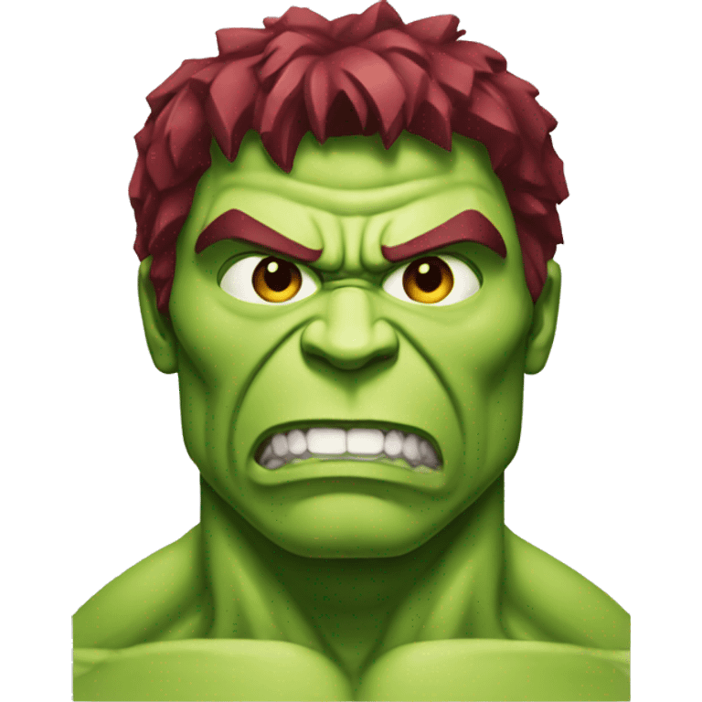 Hulk red emoji