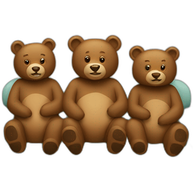 Female-bear-male-bear-sitting-couch emoji