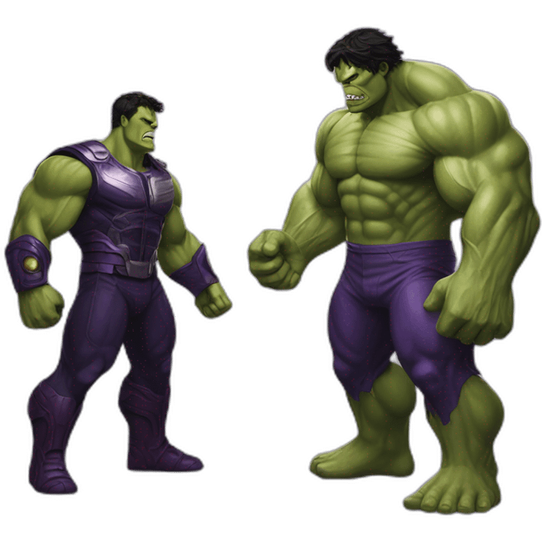 hulk vs thanos emoji