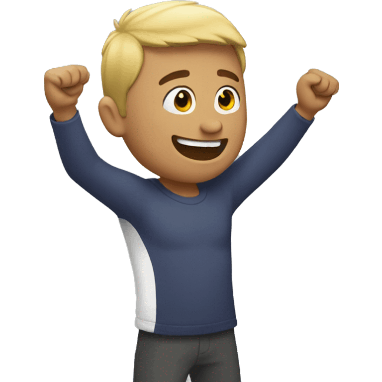 Person with arms up emoji