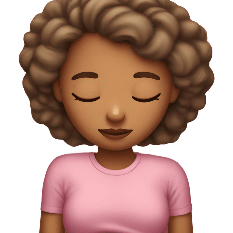 Sleeping girl emoji