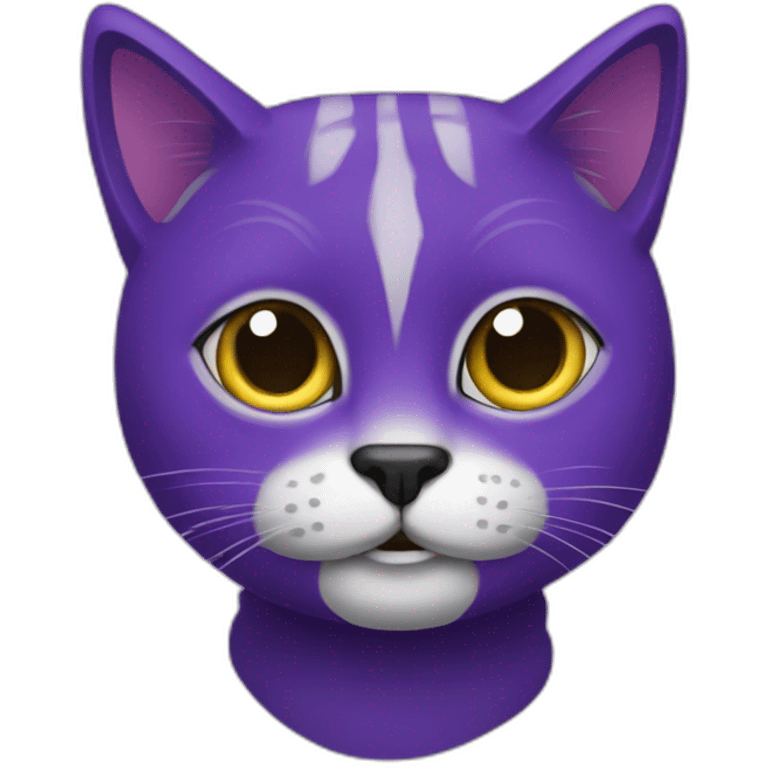 Gato morado emoji