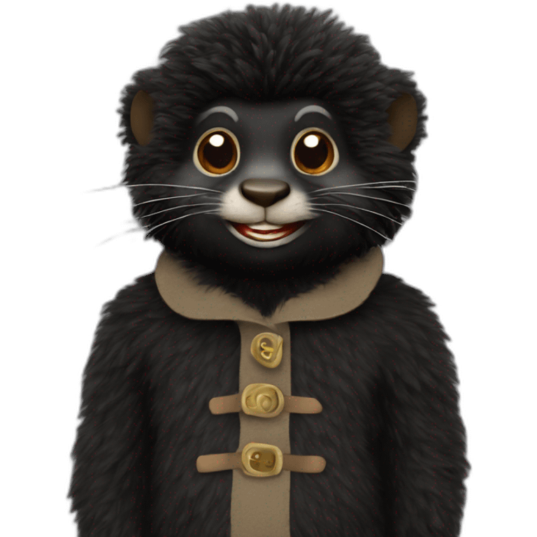 Golliwog is a squirrel emoji