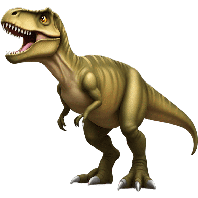 A T. rex emoji