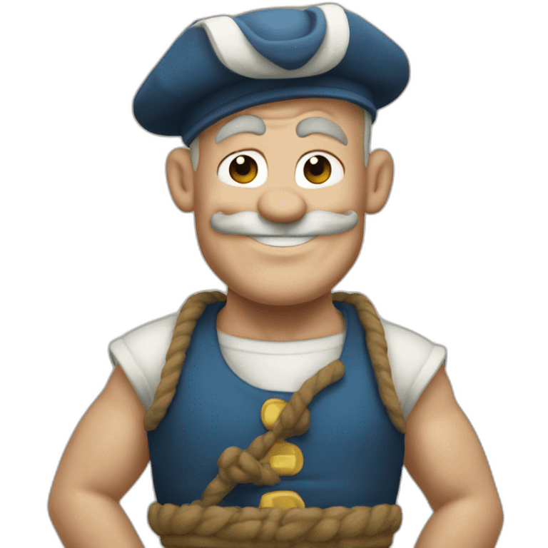 Popeye the sailor man emoji