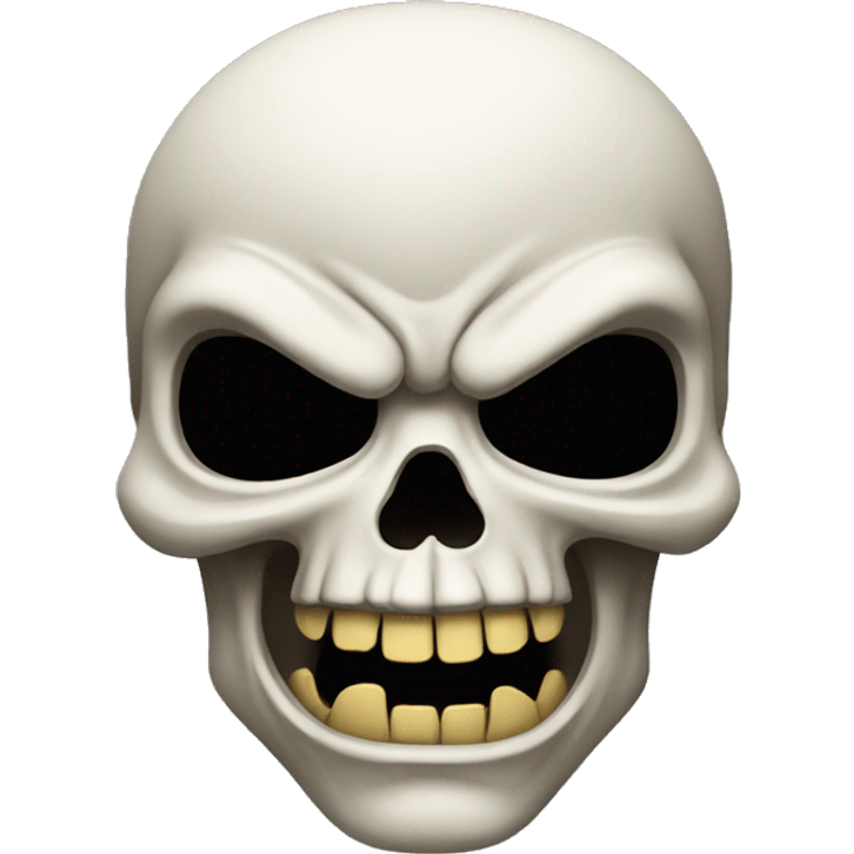 angry skull emoji