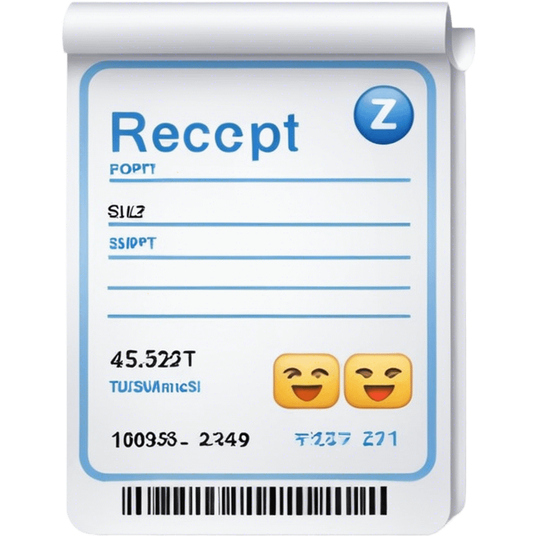 receipt emoji