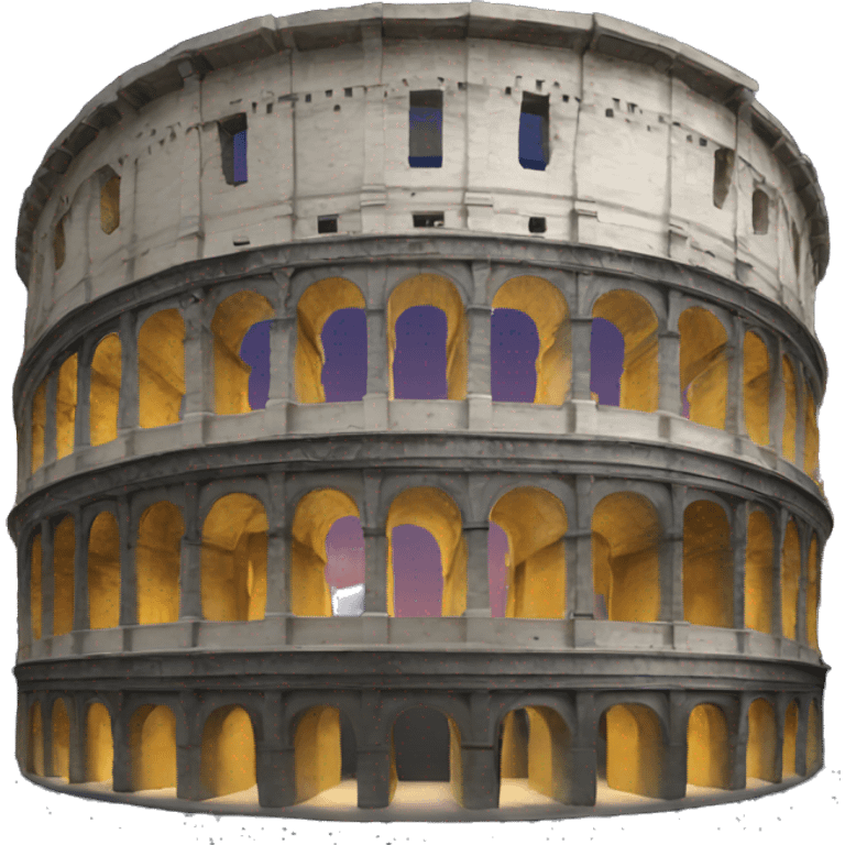 coliseum by night  emoji