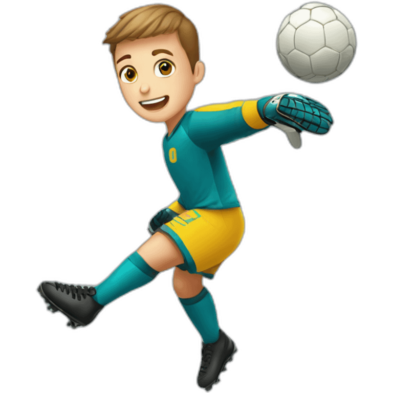 goalkeeper-kid-jumping emoji