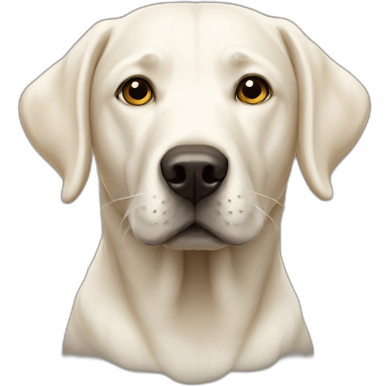 White Labrador emoji