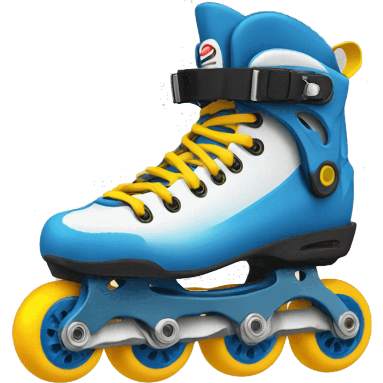 a rollerblade inline skate emoji