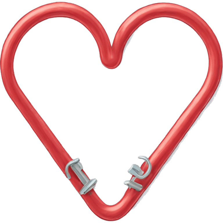 paper clip heart emoji