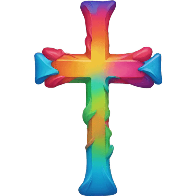 colorful cross emoji