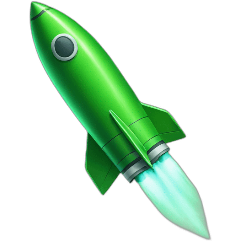 green rocket emoji