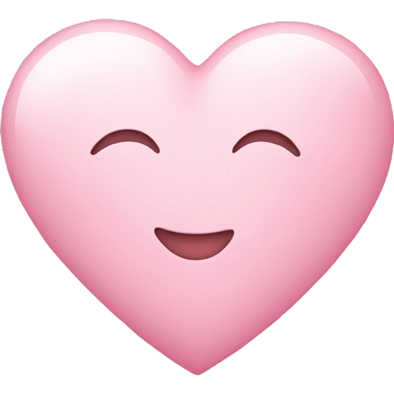 light pink heart emoji