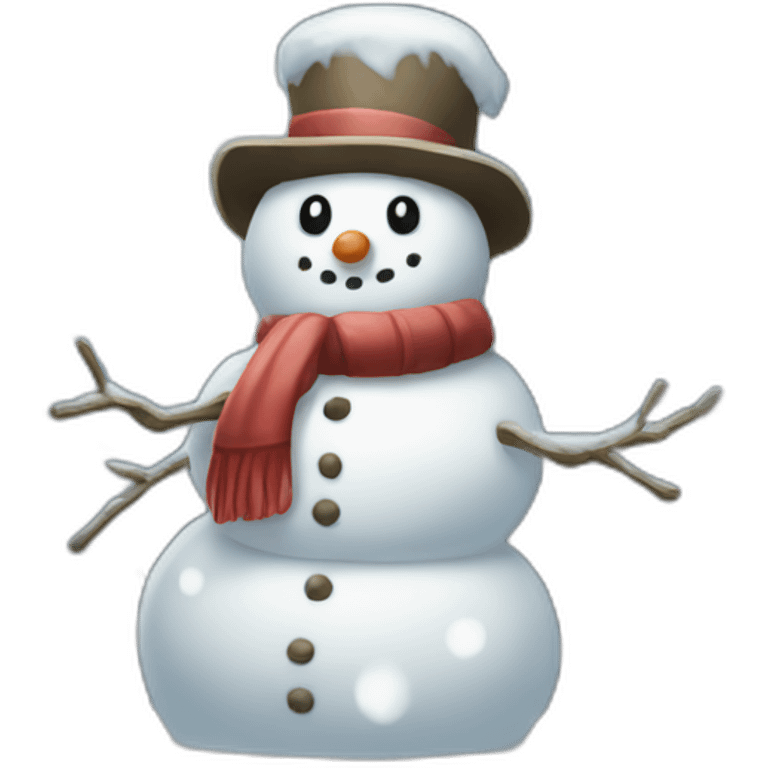 Snowman Statue Epic Mystery Legendary NewYear Pokemon Snowfall Snowballs emoji