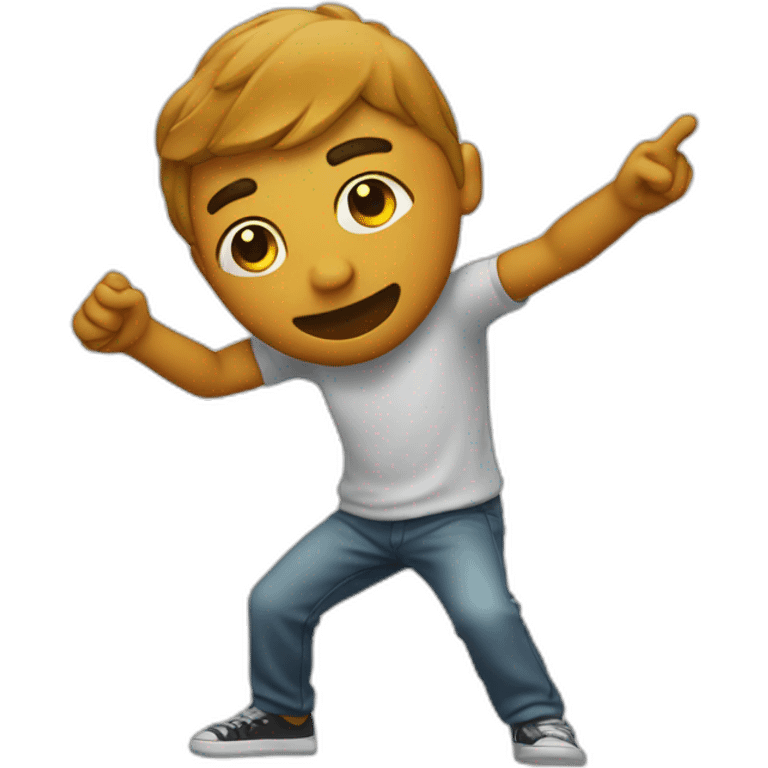 DAB avec les main emoji