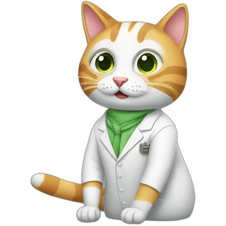 Science cat emoji