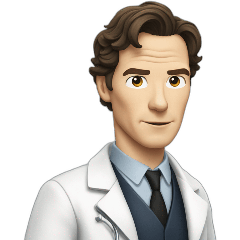 benedict cumberbatch as doctor emoji