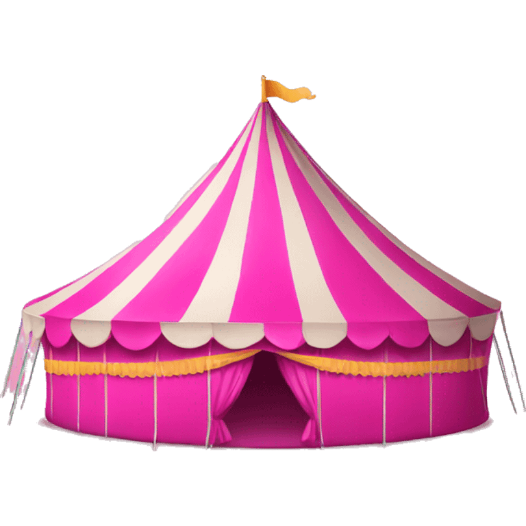 pink carnival tent emoji