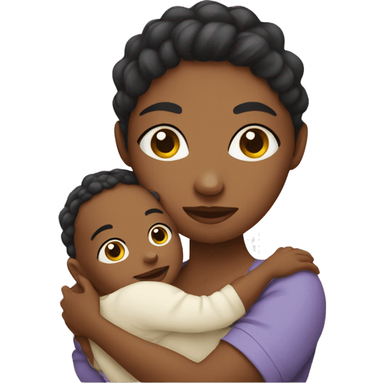 mum and baby cuddles  emoji