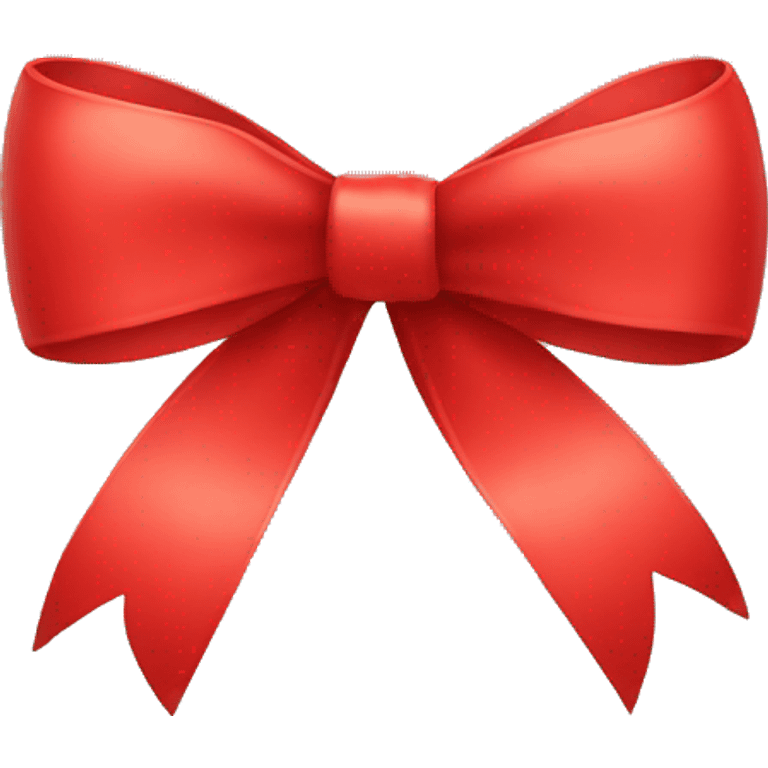 pretty red bow emoji