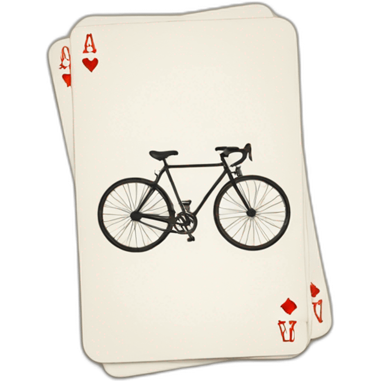 Bicycle playing card  emoji