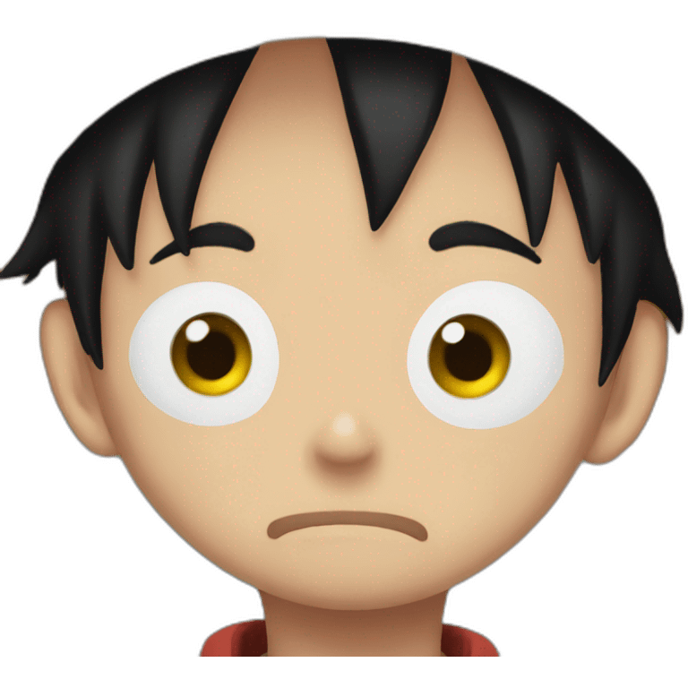 Luffy sad emoji