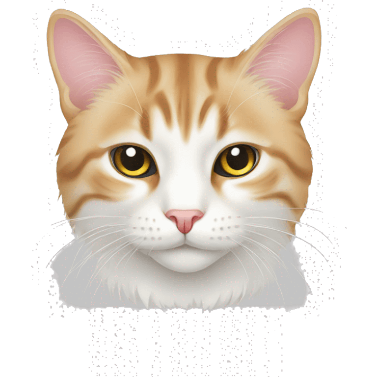 Cat, Minimalism, Sticker, Charm, Bed, Photorealism, Contour, Vector, White background emoji