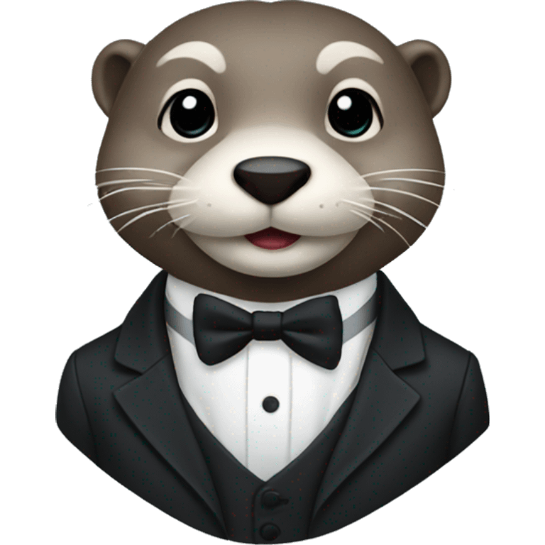 Otter In tux emoji