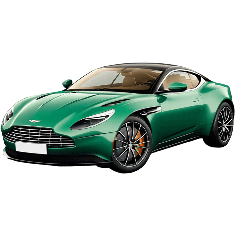 Aston Martin DB11 - Aston Martin (Model Year: 2022) (Iconic colour: Green) emoji