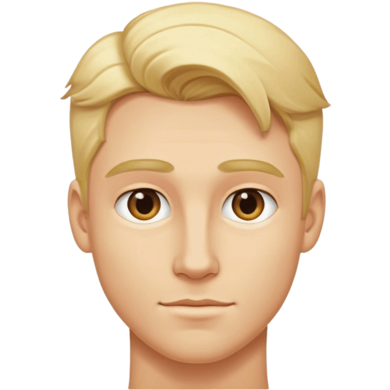 handsome man with blond   emoji