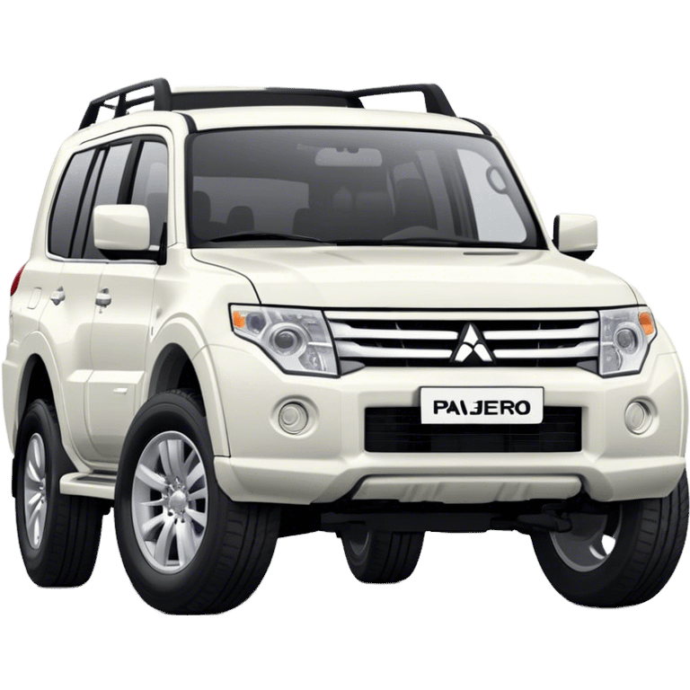 Mitsubishi Pajero - Mitsubishi (Model Year: 2021) (Iconic colour: White) emoji