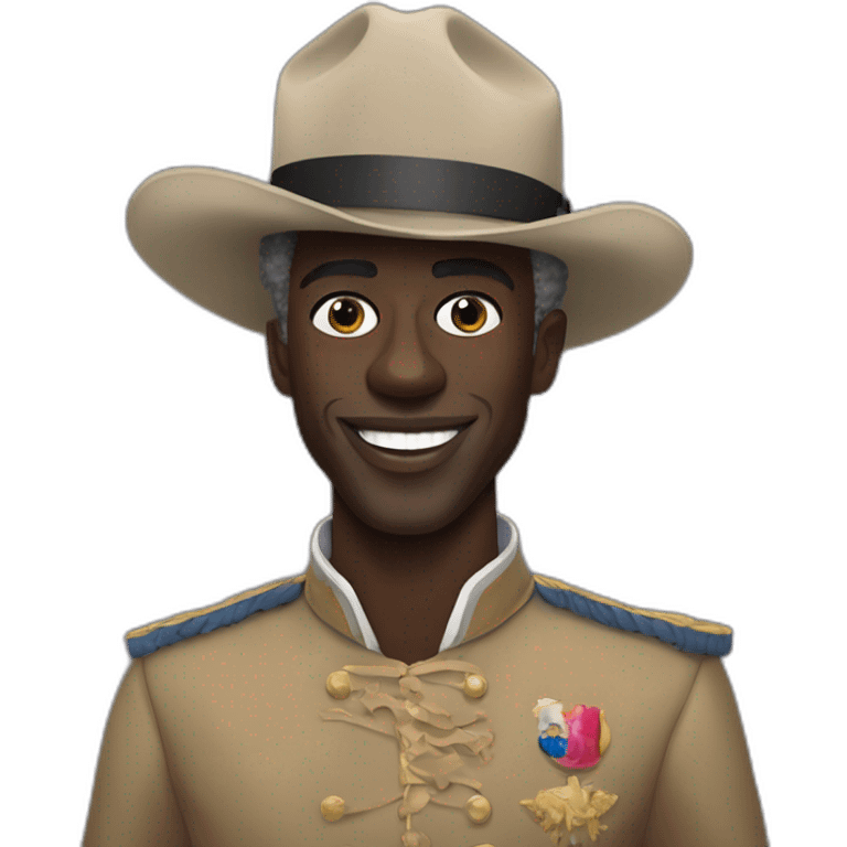 Mix between lil Nas x and Emmanuel macron emoji