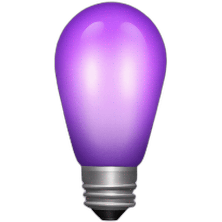 Purple lighiting emoji