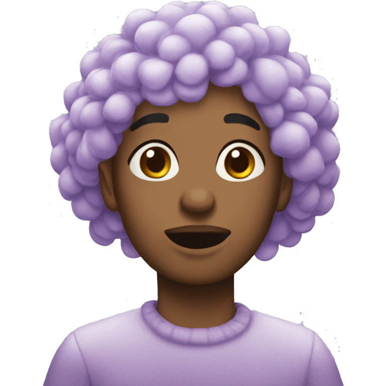 lilac christmas emoji