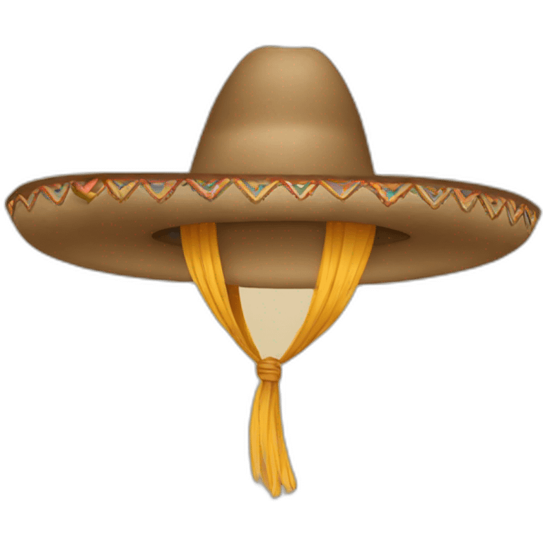 Sombrero de paja emoji