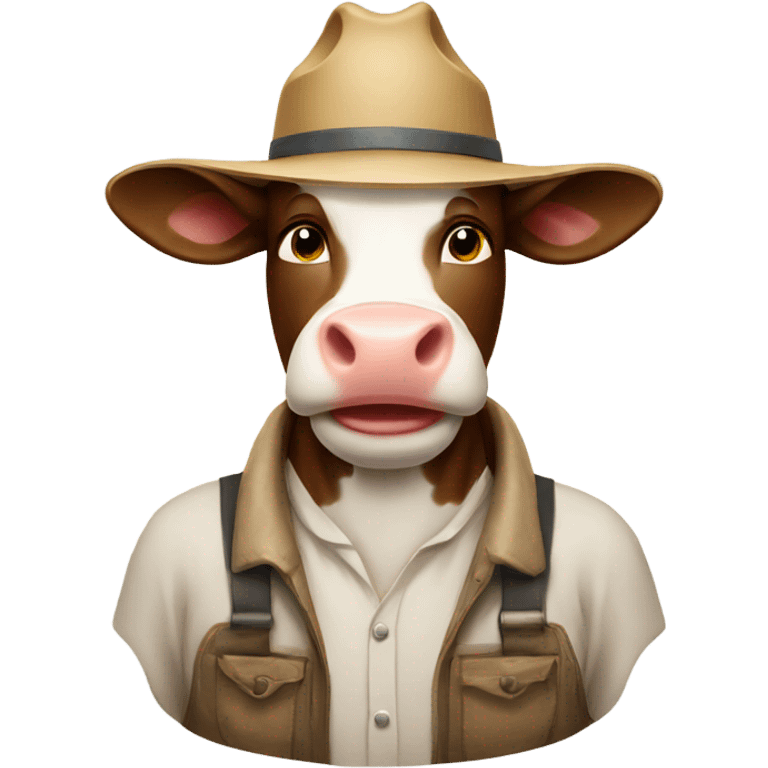 Farmer Cow  emoji