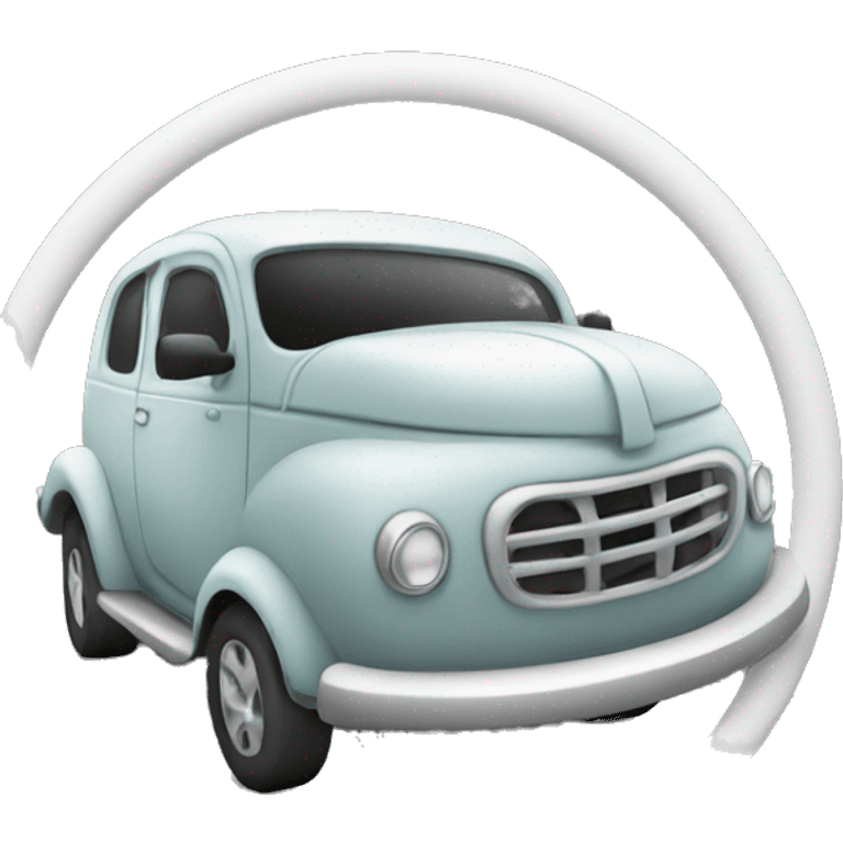 Vehicule in a circle emoji