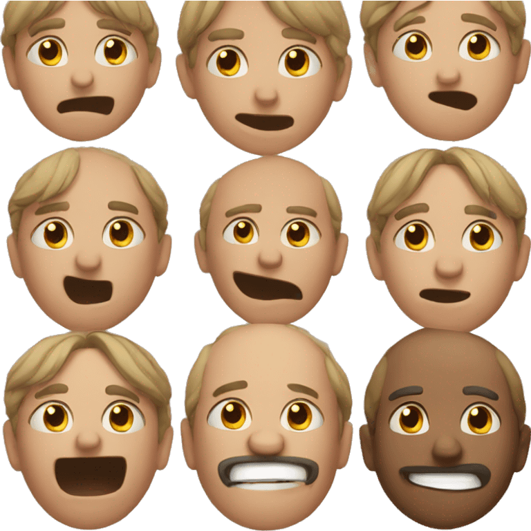 make faces at emoji