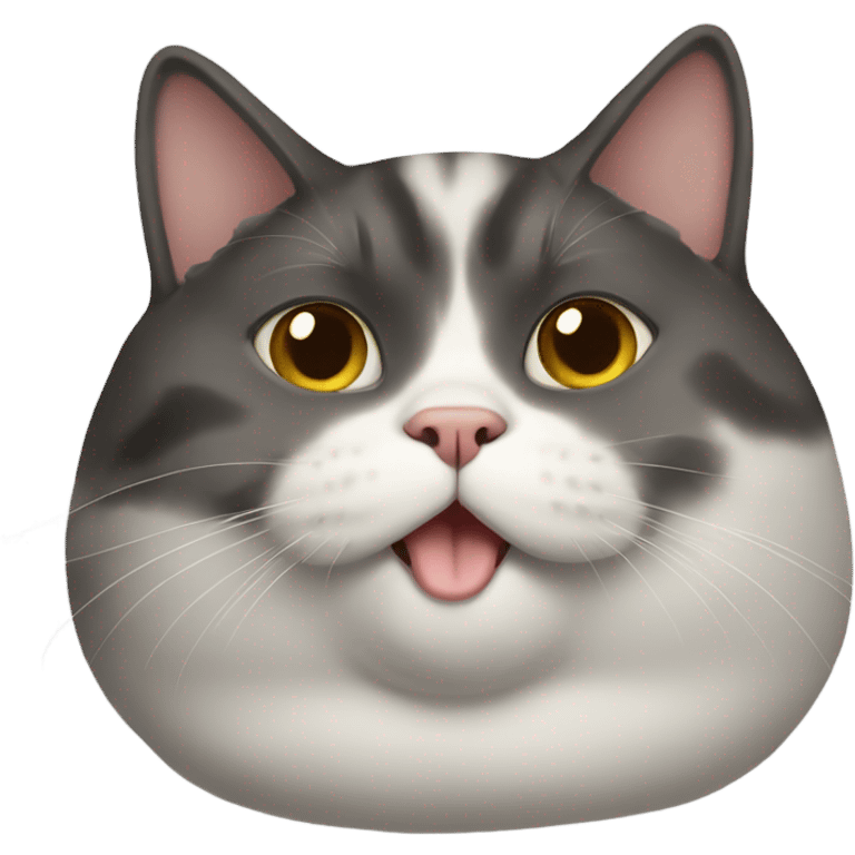 Cat that is fat emoji