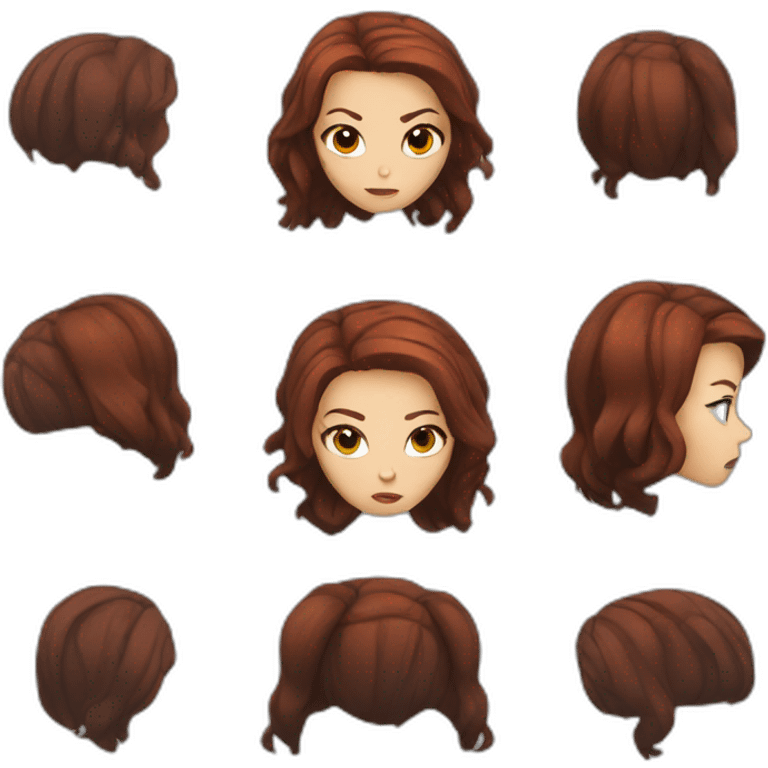 head Black Widow emoji