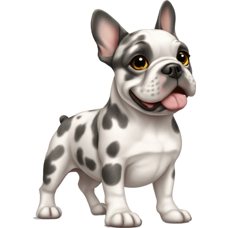 french bulldog color merle emoji